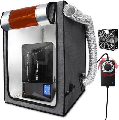 Resin 3D Printer Enclosure with Ventilation, 3D Printer Vented Enclosure Tent Co