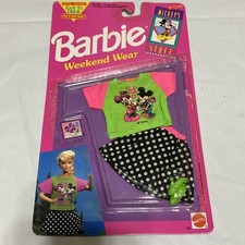 Barbie Weekend Wear No. 690 Vintage 1992 Mattel MOC Disney Mickey's Stuff