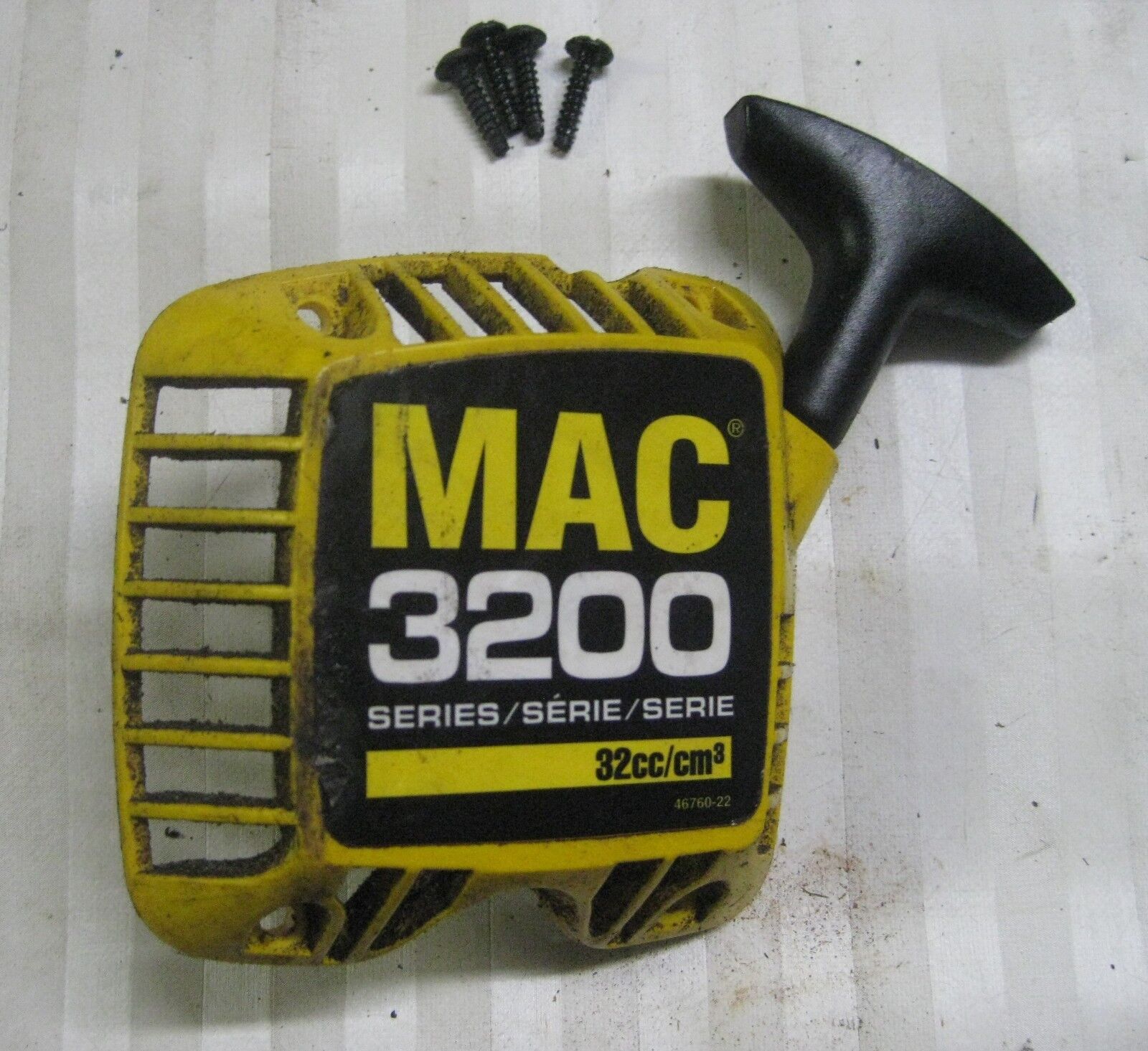 McCulloch MAC3200 Chainsaw Recoil Starter Assembly part 301044 eBay