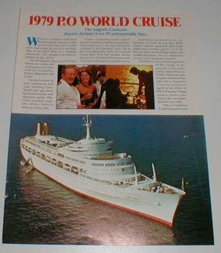 Canberra P O World Cruise Deck Plan Ebay