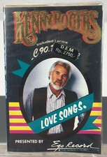 Kenny Rogers Love Songs Audio Cassette Tape Ego Record 1980s Rare Collectible