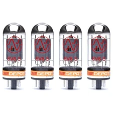Quad of JJ 6V6S Power Vacuum Tube