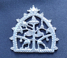 Medieval Erotic Badge Heaven Garden   14th Century Pewter Phallus Replica