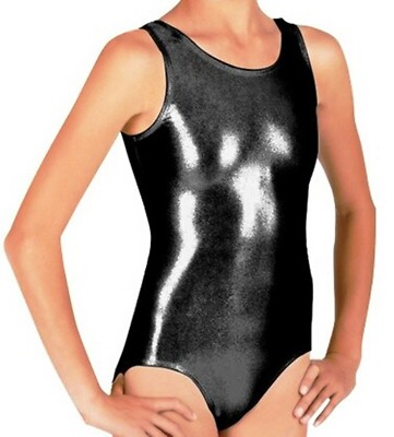 black and white leotard