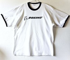 Vintage NEW Boeing Company T-Shirt Logo American Aircraft Aviation Aerospace 2XL