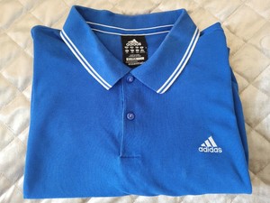 Adidas Xxl Polo Camisa, Azul, clima 365 Performance Essentials | eBay