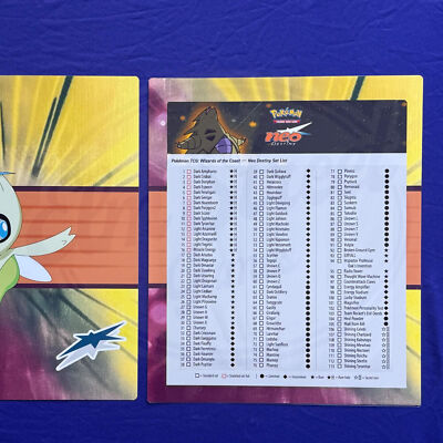 pokemon neo destiny card list Complete Set (105/105) (No Shining Cards) 2002 Neo Destiny Shinings: I dare
