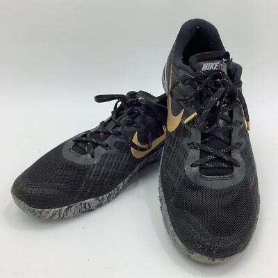 nike metcon black and gold
