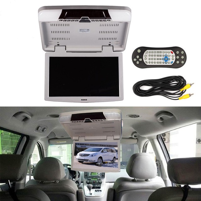 15 6 Car Roof Mount Overhead Lcd Tft Monitor Dvd Mp5 Player