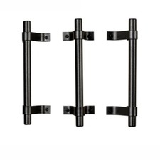 Poign??e de porte de s??curit?? noir acier carbone grange ancienne vintage 19,5