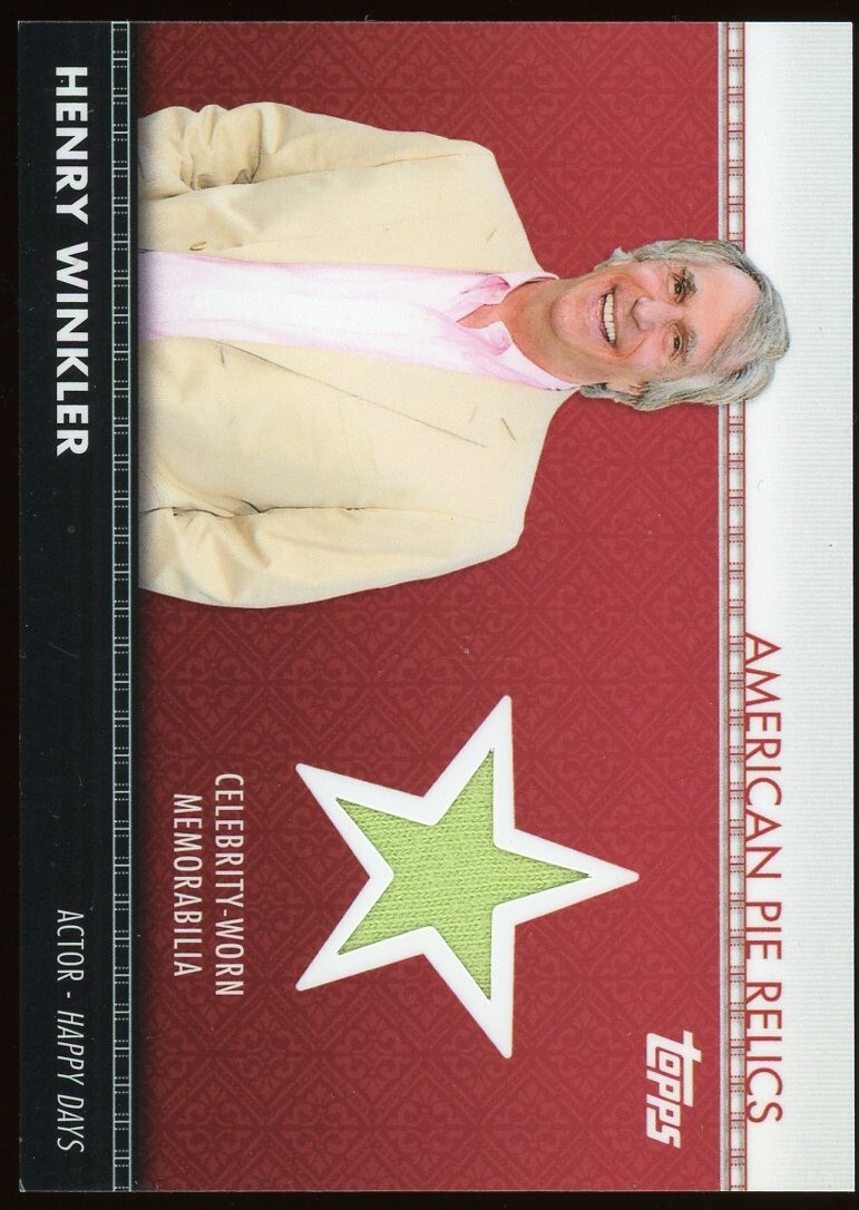 2011 Topps American Pie Relics #APR-31 Henry Winkler Authentic Relic Card