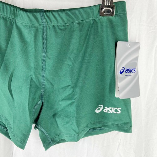 Asics Damen 4" Court dunkelgrün Volleyball Spandex Shorts - Bild 3 von 4