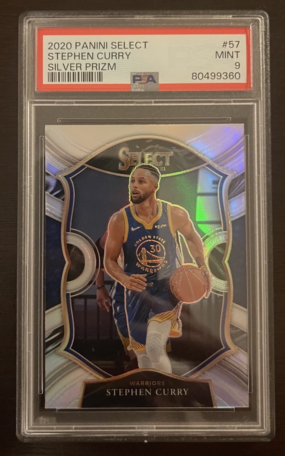 2020 Panini Select Stephen Curry Silver Prizm #57 Graded PSA 9  LOW POP🔥