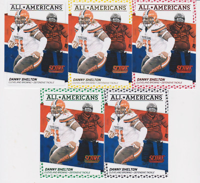 2016 Score All Americans Retail Rainbow #4 Danny Shelton (Browns)