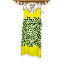 Draper James yellow Vidalia Vine Print Shift Dress 8