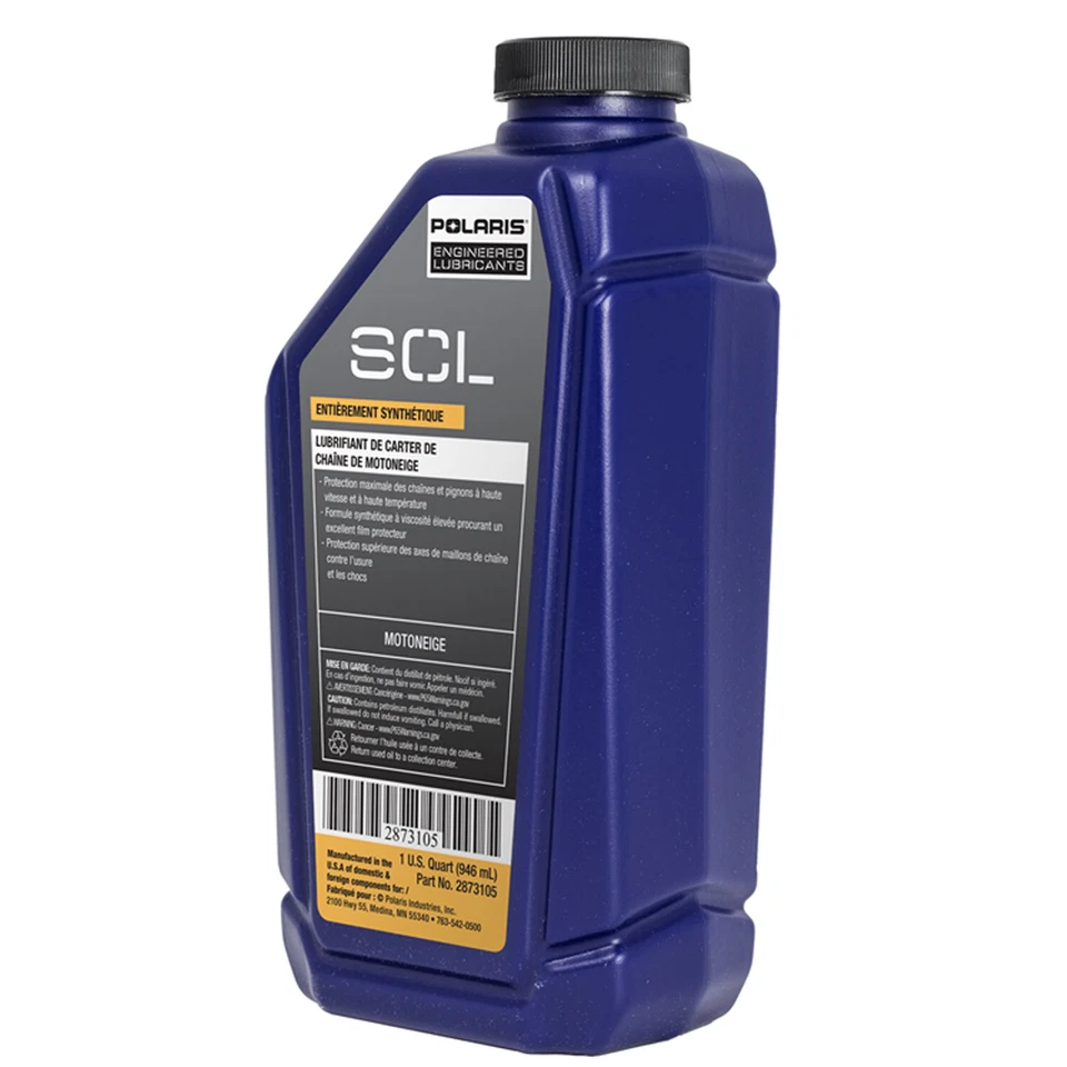 Nuevo lubricante para caja de nieve Polaris OEM, 1 cuarto, 2873105 Foto 3 de 4