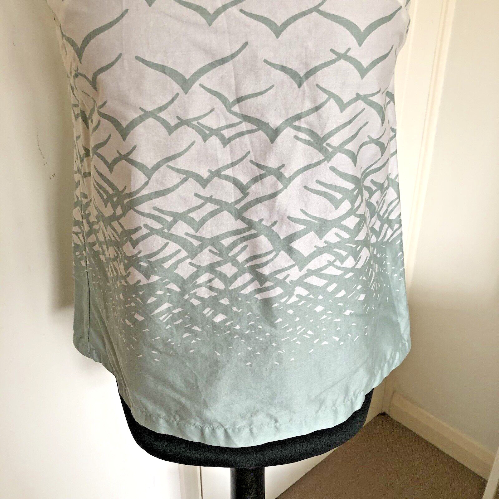 Topshop Cream Bird Print Split Back Sleeveless Co… - image 7