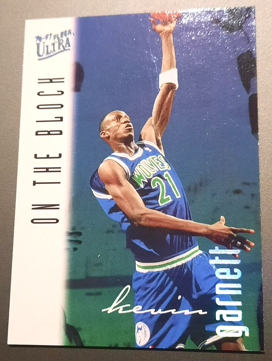 KEVIN GARNETT-1996 1997 FLEER ULTRA-ON THE BLOCK 🏀 BASKETBALL