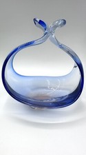 Glas Schale Korb Körbchen Handgefertigt Farbverlauf Glaskunst