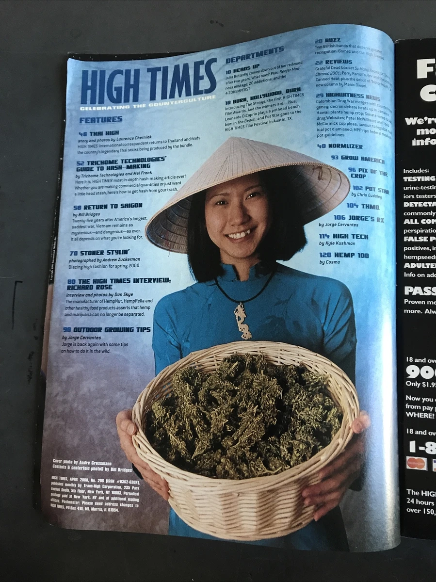 High Times Magazine April 2000: Celebrating the Counterculture Make Hash