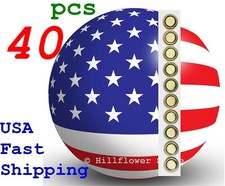 40 pcs AG0 LR63 LR521 G0 379A 179 Bulk 1.5V 0 Hg Alkaline Battery