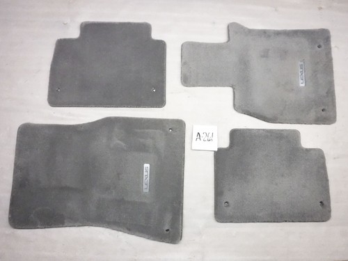 New OEM Floor Mats 4 Piece Lexus LS460 Dark Grey 2007-2012 AWD Premium Short WB - Picture 1 of 2