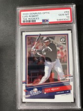 Luis Robert 2020 Donruss Optic #R9 The Rookies White Sox PSA 10 RC WHITE SOX