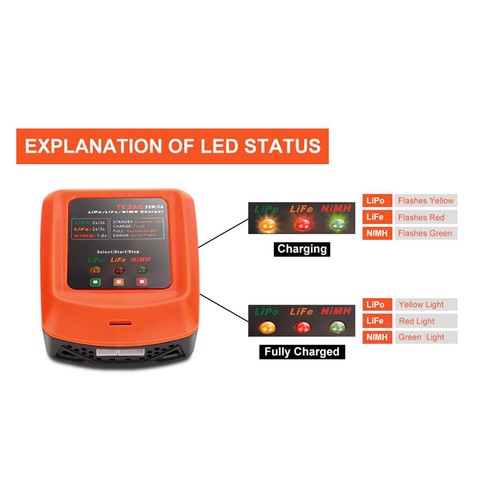 For 2S 3S 7.4V 11.1V Lipo LiFe NiMh Battery RC UK Professional Balance Charger - Picture 7 of 12