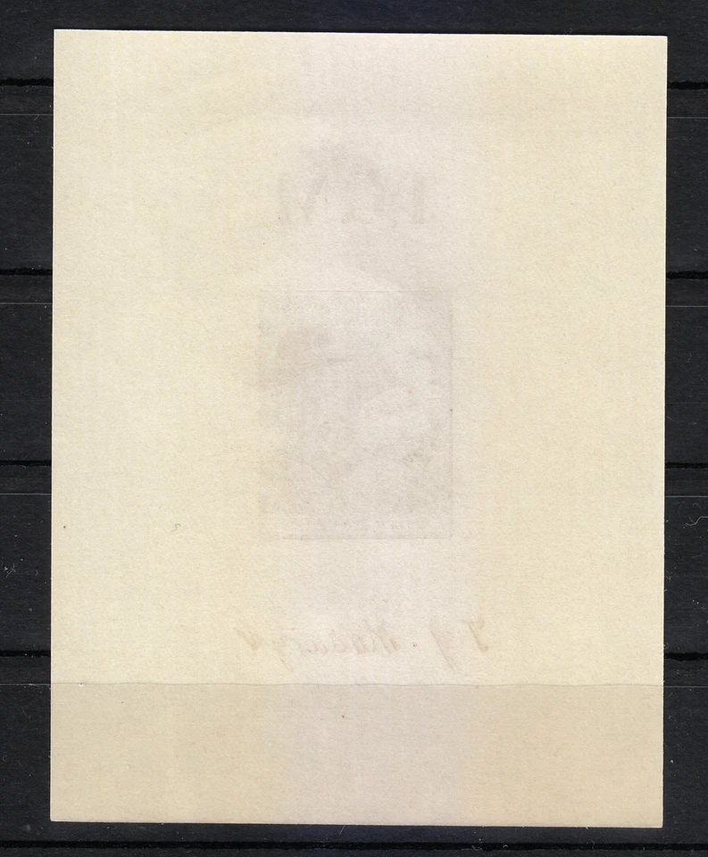 Checoslovaquia 1938 MNH Mi Bloque 3 Sc B152 Presidente Masaryk y Niña ** Foto 2 de 2