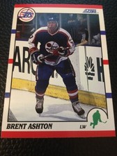 Brent Ashton Jets 1990-91 Score #31
