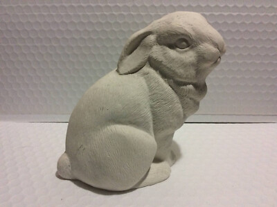 Baby Bunny Sitting - Ready to Paint - Ceramic Bisque