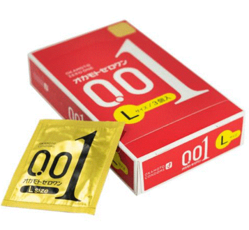 OKAMOTO 001 L Large Size Polyurethane Condoms 3 pcs x 10 boxes - US Seller - Picture 2 of 5