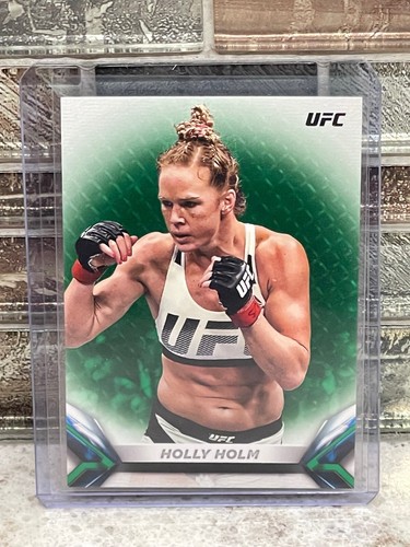 HOLLY HOLM ~ 2018 Topps UFC Knockout #41 Green Parallel 158/199 PWE