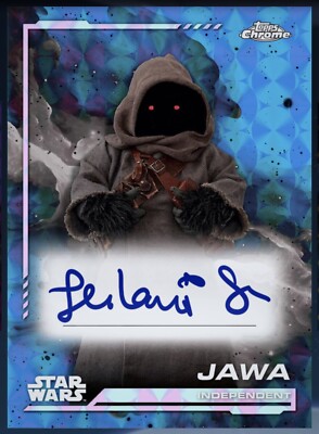 DIGITAL Topps Star Wars Card Trader SWCT: 2024 Chrome Blue Auto Jawa 150cc