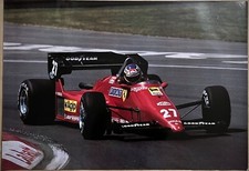 Ferrari F1-126 C4- Poster Numbered Poster Original -michele Alboreto - 1984