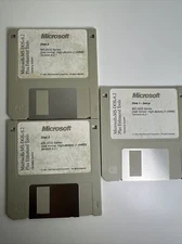 Microsoft MS-DOS•6.2Plus Enhanced ToolsOperating System, 3.5 Disks 1,2, and 3.