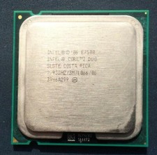Intel  Core  2 Duo Processor E7500 3M Cache, 2.93 GHz, 1066 MHz FSB CPU