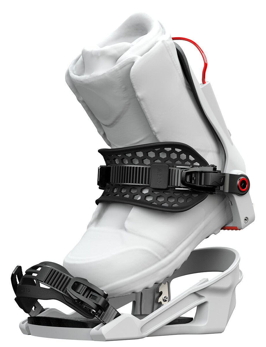 Clew Step In FREEDOM 1.0 Binding White Snowboard Winter