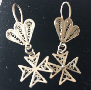 Vintage Silver Filigree Dangle Earrings Stunning Ebay Image Is Loading Vintage Silver Filigree Dangle Earrings Stunning