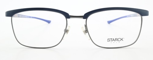 Starck Eyes Mikli Glasses Frame Gravity Evo SH3039 0004 53-18 140 Blue Satin New - Picture 2 of 13