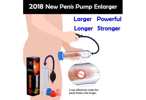 Penis Pump Enlarger Vacuum Stretcher Erection Handsome UP - 3 SLEEVES EXPRESS AU - Picture 2 of 9