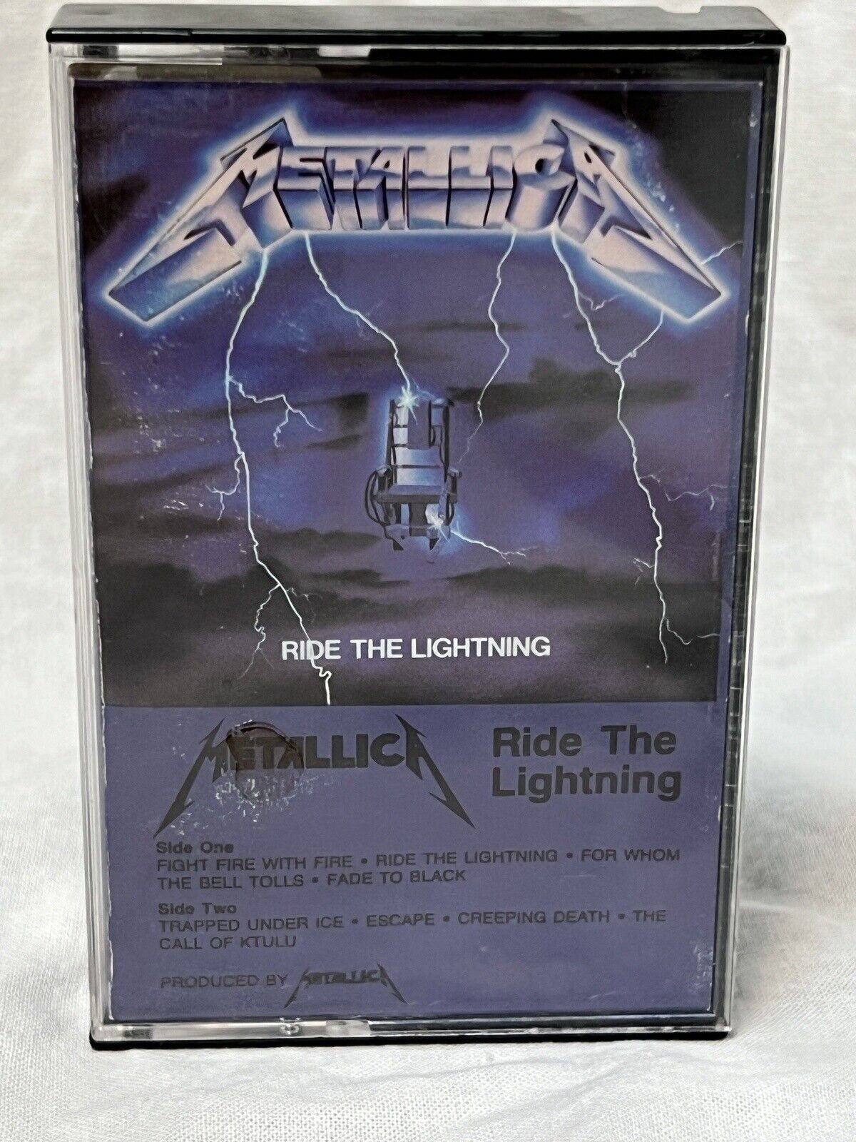 Metallica Ride The Lightning 1984 Elektra 9 60396-4 Early Release Fast Free Ship