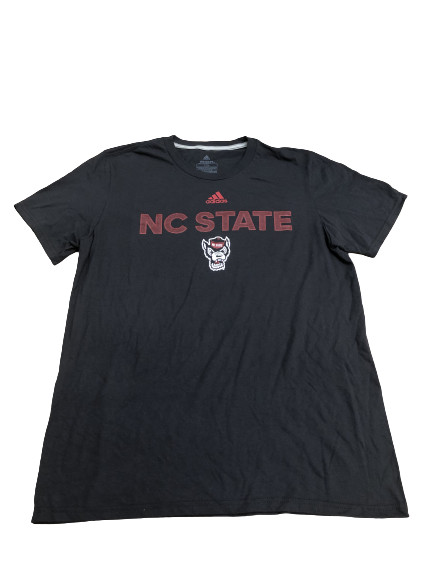 Мужская футболка с логотипом Adidas NCAA N.C. State Black/Red Black/Red Sz Large 28l001