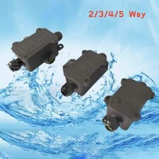 Waterproof Electrical Junction Box Cable Connector Wire IP68 Outdoor 2/3/4/5 Way