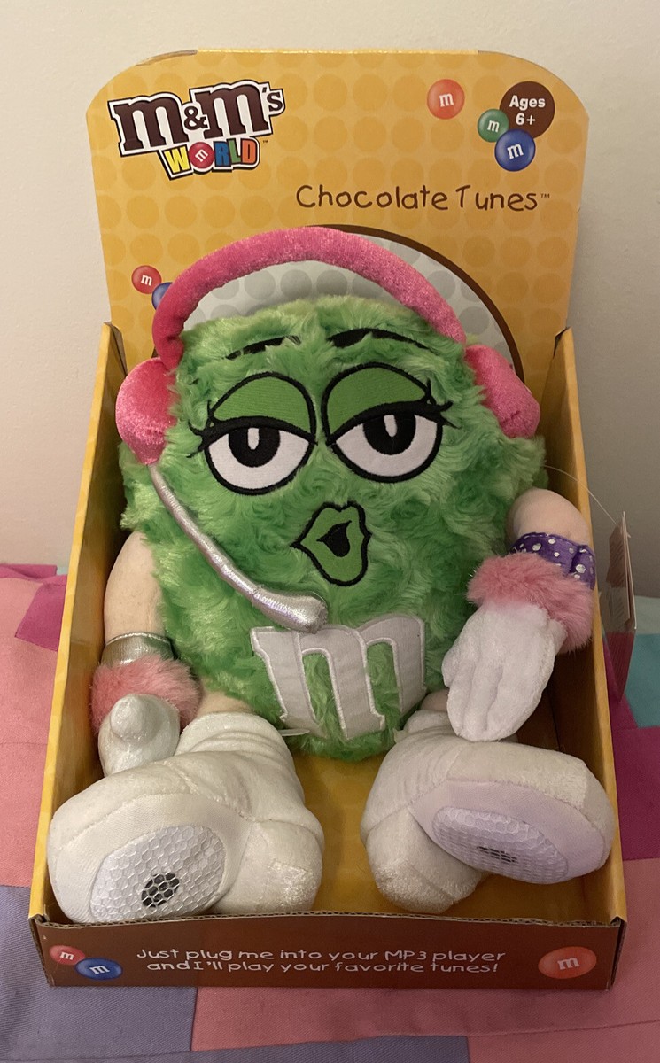 M&Ms Chocolate Tunes M and M World MP3 Speaker Plush Stuffed