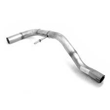 Racepipe Mittelschalldämpfer Ersatzrohr Edelstahl Audi Q2 1.4l TFSI 110kW/150PS