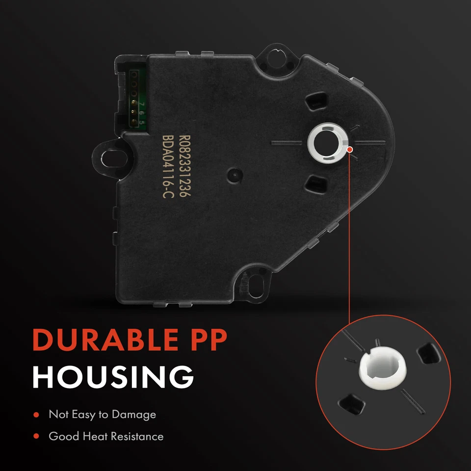 HVAC Heater Air Blend Door Actuator for Chevrolet GMC C/K 1500 2500 3500 3 Pins - Image 3 of 4