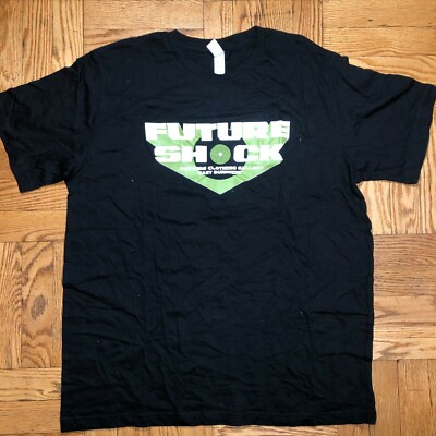 Future Shock T-shirt Retail Store Portland Burnside Comic shop SZ XL BELLE CANVA