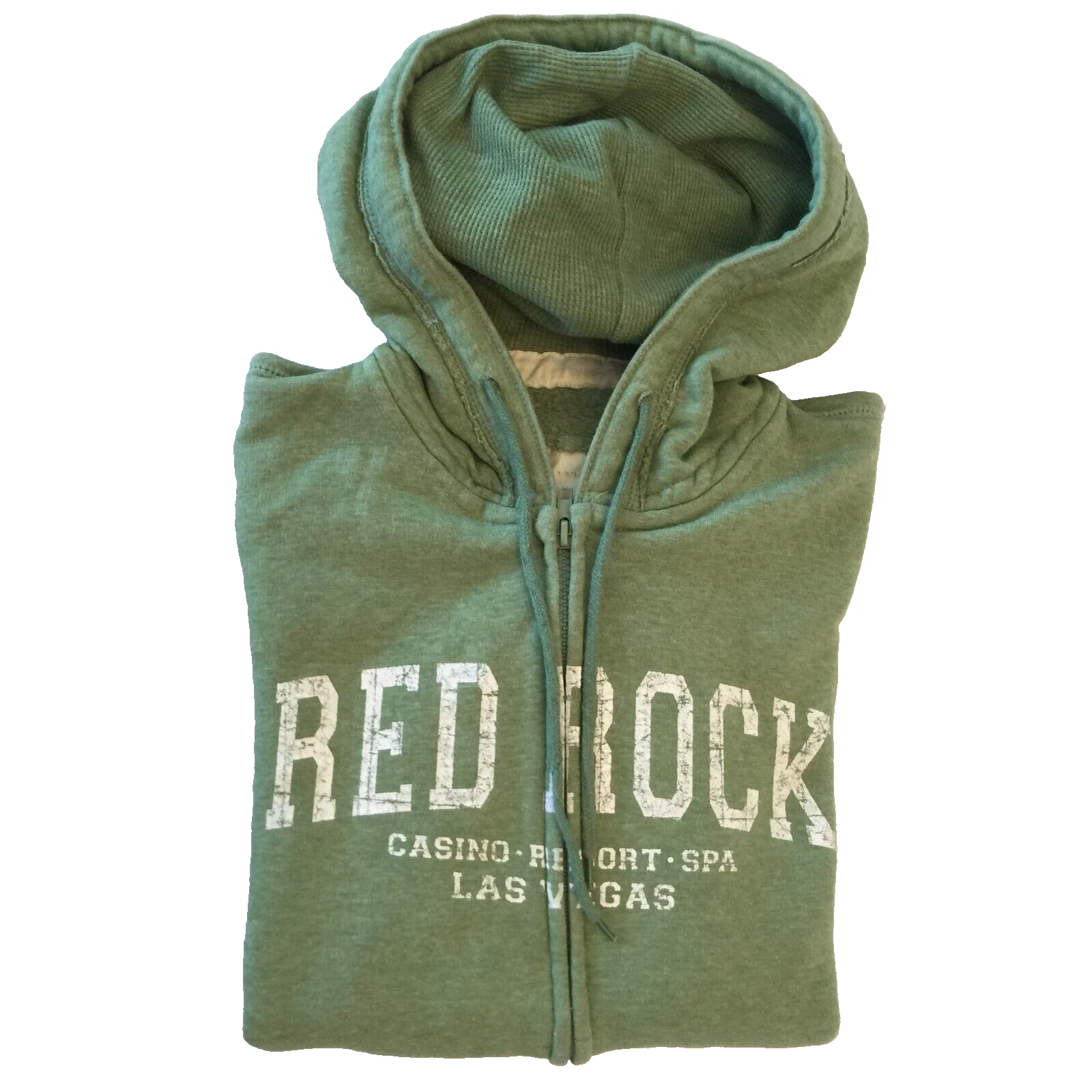 VETEMENTS FELPA CON CAPPUCCIO RED ROCK LAS VEGAS DONNA L VERDE FULL ZIP TEEMAX CASINO RESORT MACCHIE
