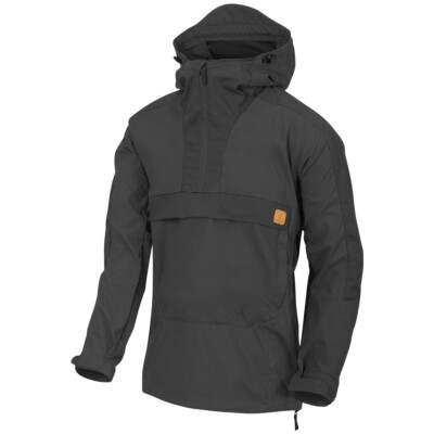 Helikon-Tex Woodsman Anorak Jacket Mens Lightweight Breathable Outdoor Black